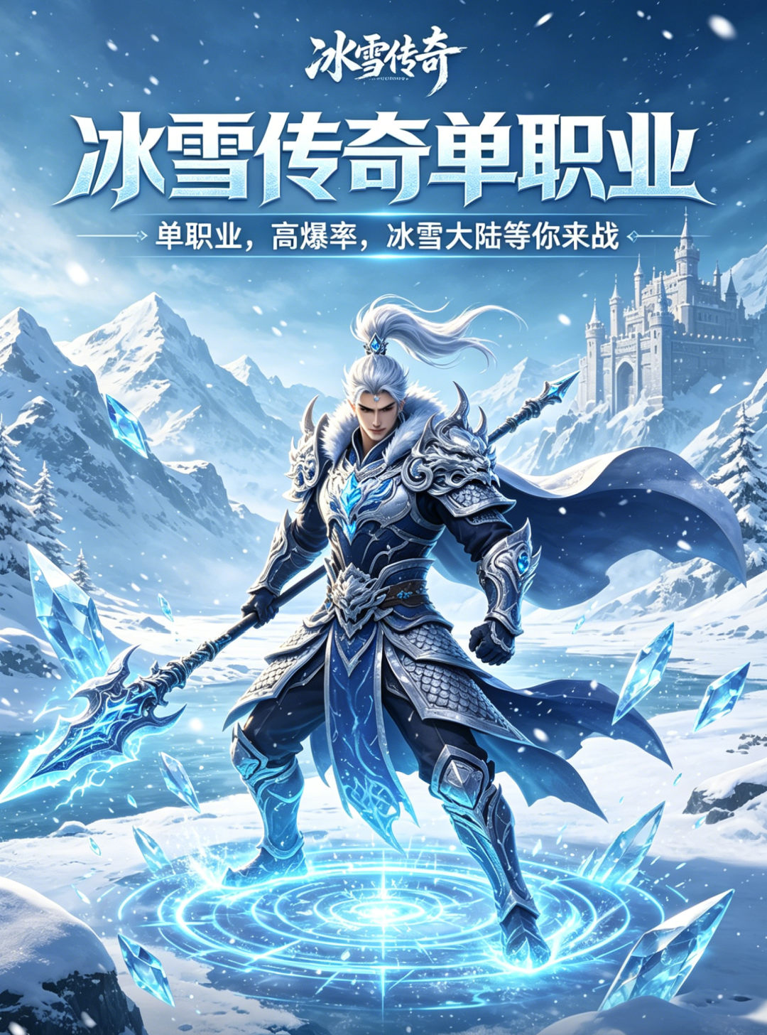 小小屠龙-冰雪复古banner大图